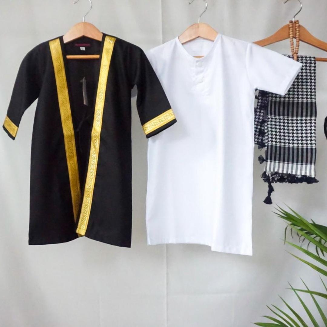 PART 2 ASYKAR Baby Boy Thobe Set | Arabian Outfit for Ramadan & Eid