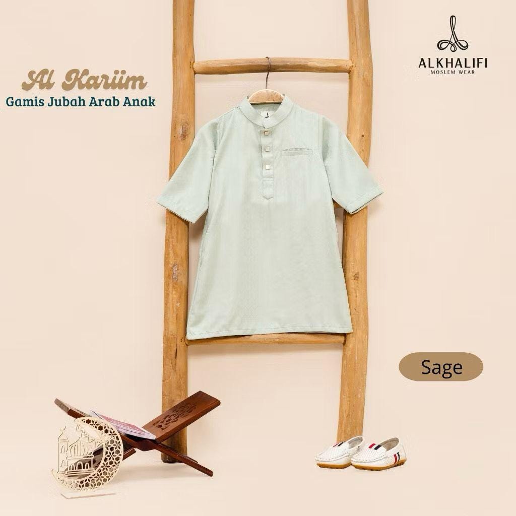 AL KARIIM Baby Boy Khamis | Arabian Thobe (0–24 Months)