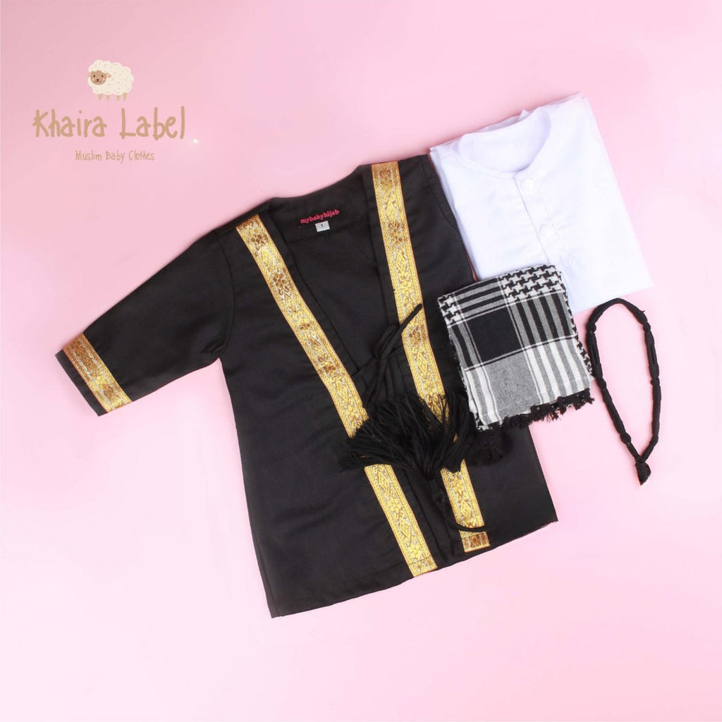PART 2 ASYKAR Baby Boy Thobe Set | Arabian Outfit for Ramadan & Eid
