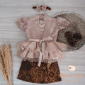 MAHESWARI Baby Kebaya Batik Set | Traditional Outfit (0–12 Months)