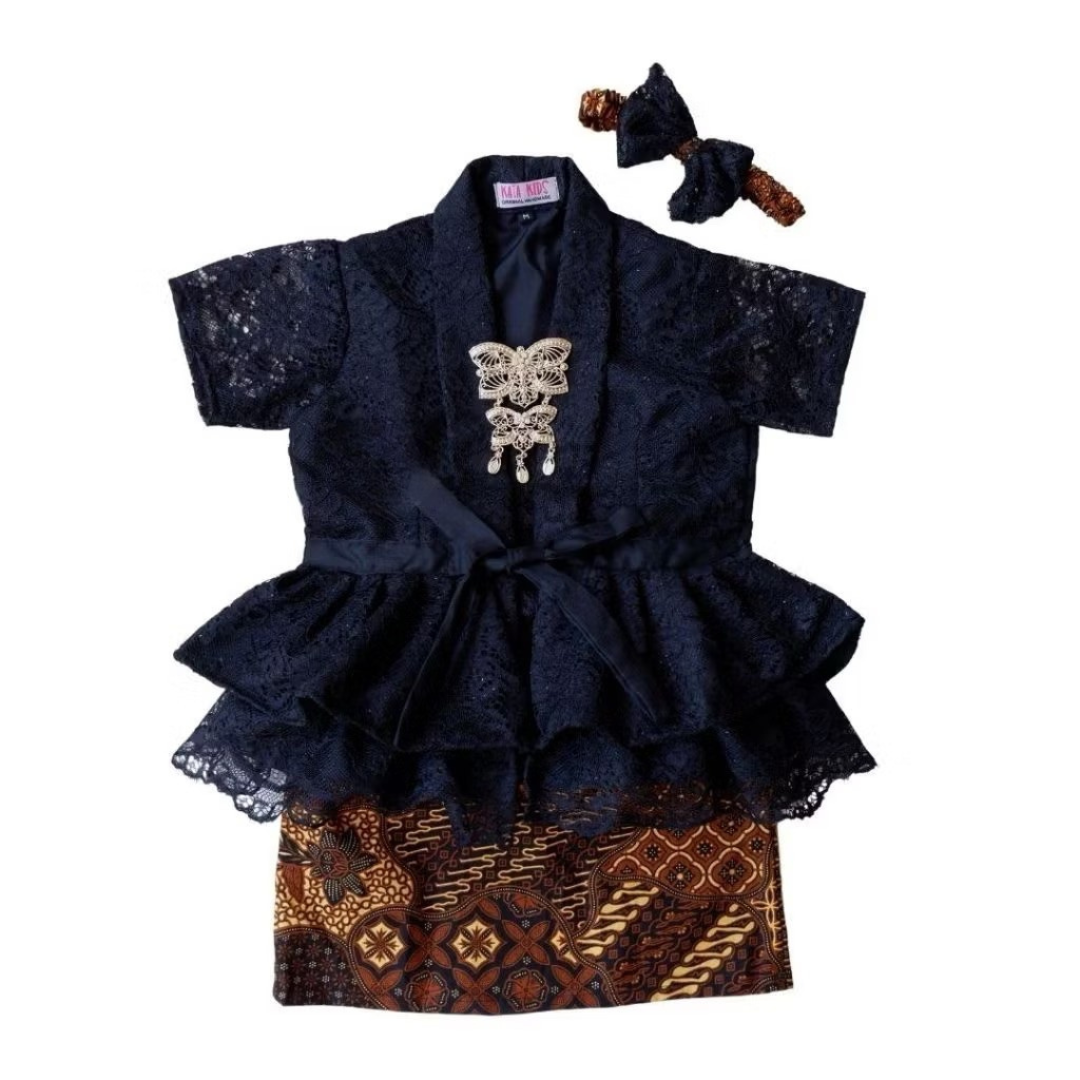 PRILLY Baby Kebaya Batik Set | Traditional Outfit (0–12 Months)