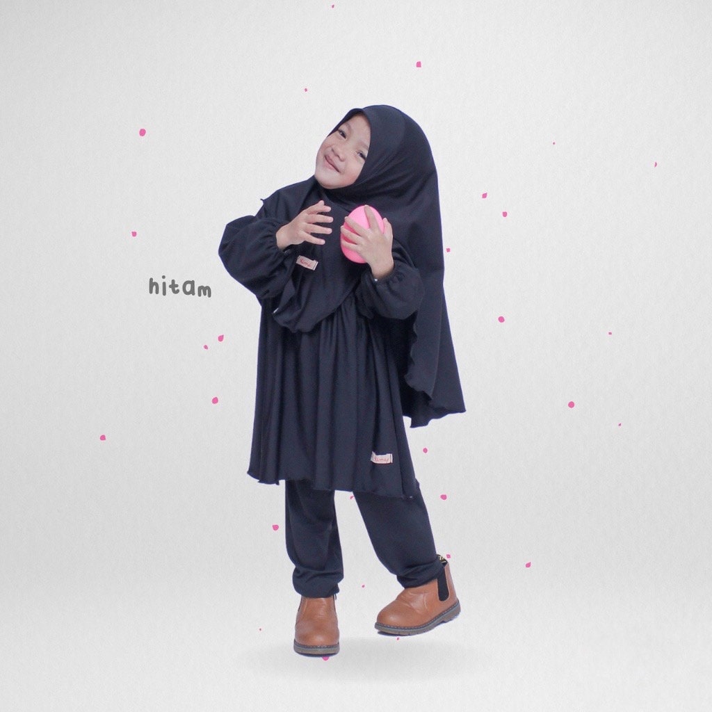 LUBNA Baby Tunic & Hijab Set | Muslim Outfit for Girls (0–3 Years)