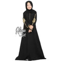 XENA Black Baby Girl Abaya Set with Pashmina | Saudi Style for Ramadan, Eid & Umrah
